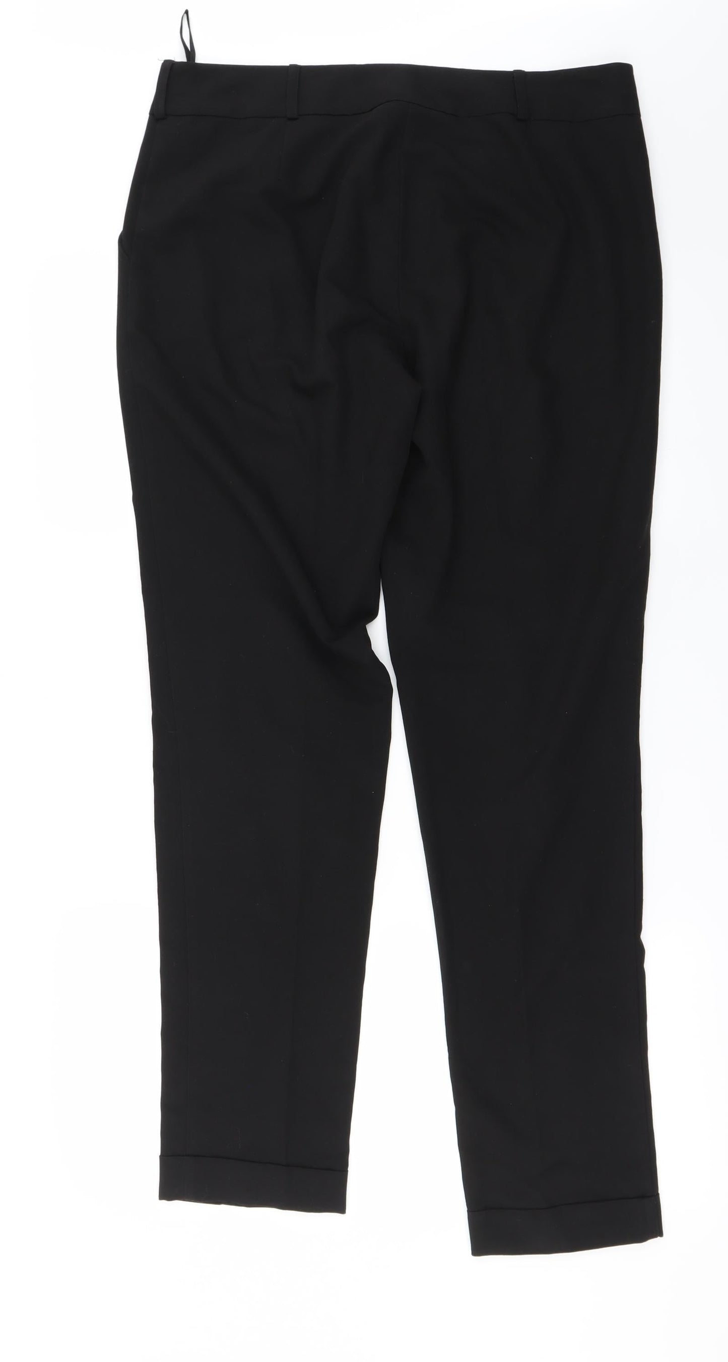 New Look Womens Black   Trousers  Size 12 L27 in