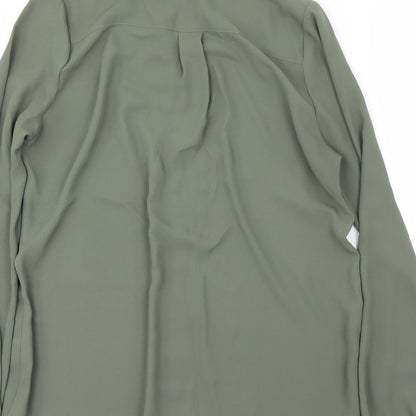 Womens UK Size 10 Atmosphere Green Basic Blouse