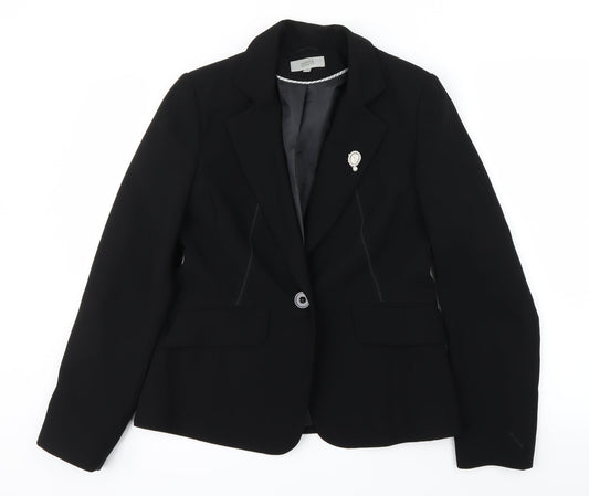 Marks and Spencer Womens Black   Jacket Blazer Size 12