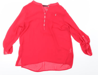 Atmosphere Womens Red   Basic Blouse Size 12