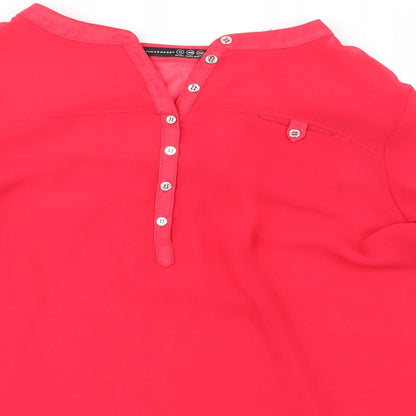 Atmosphere Womens Red   Basic Blouse Size 12