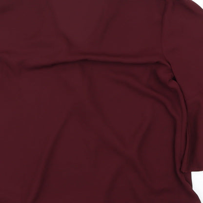 New Look Womens Purple   Basic Blouse Size 8