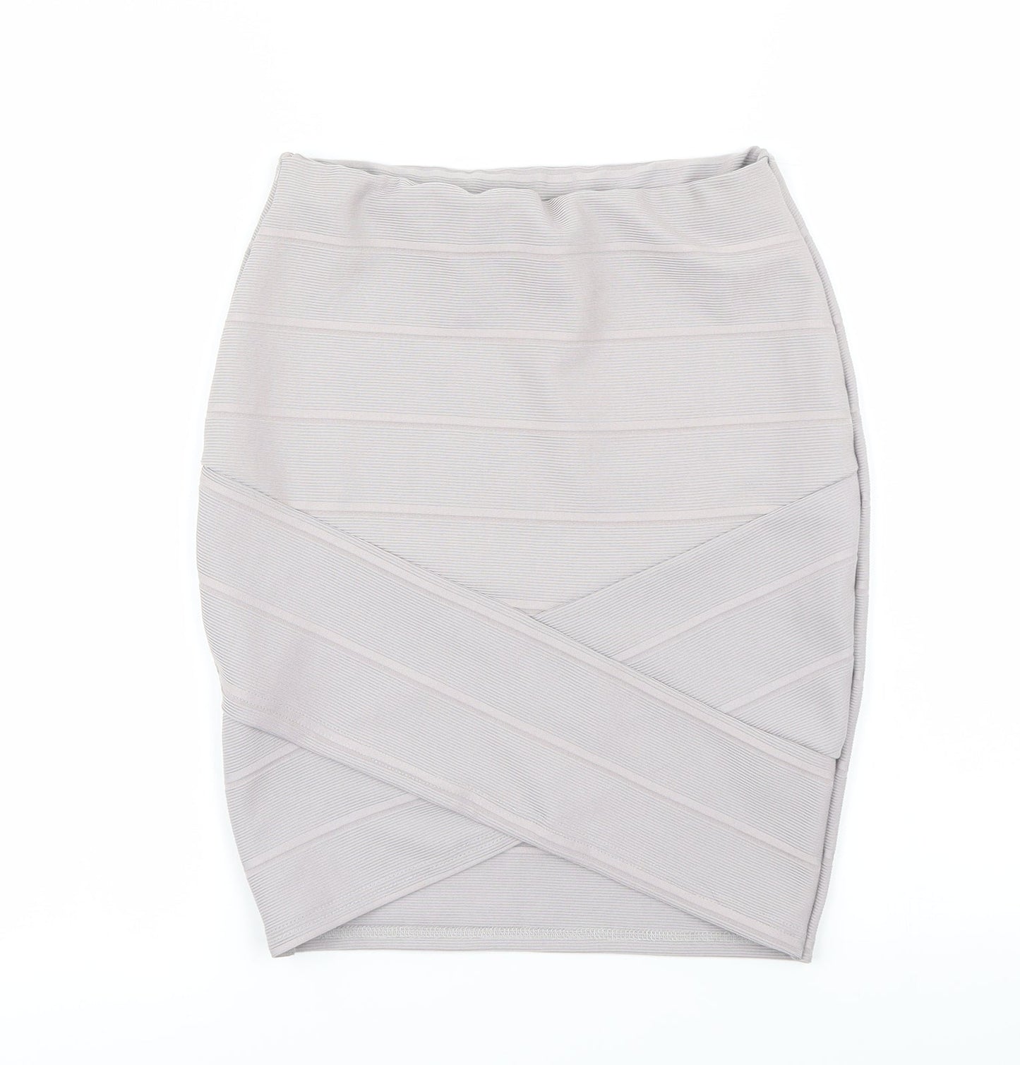 Miss Selfridge Womens Grey   A-Line Skirt Size 8