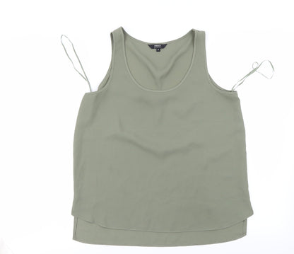 Papaya Womens Green   Basic Blouse Size 8