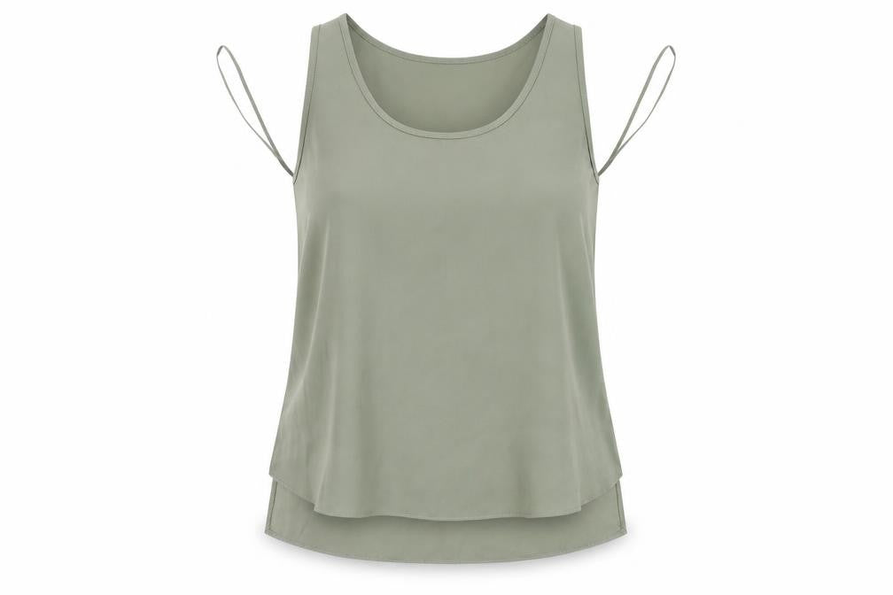 Womens UK Size 8 Papaya Green Basic Blouse