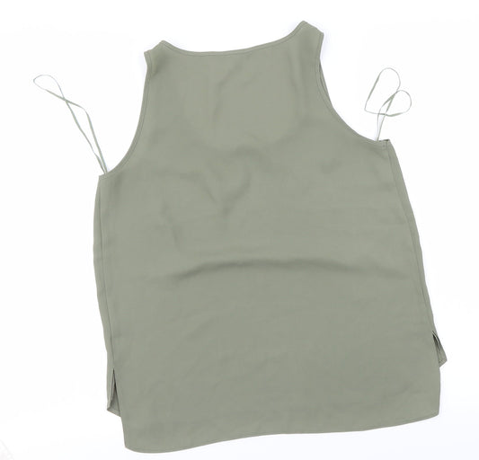 Papaya Womens Green   Basic Blouse Size 8