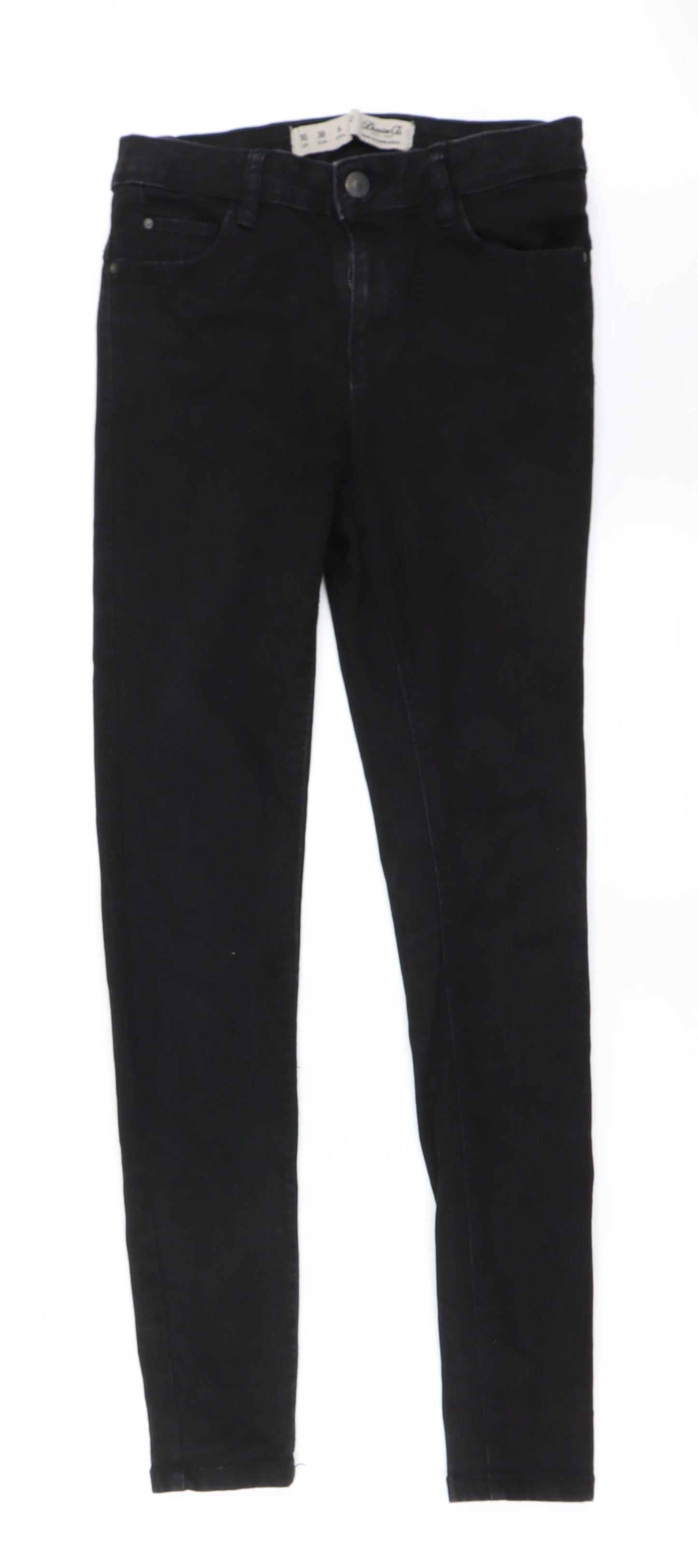 denim co Womens Black   Straight Jeans Size 10 L26 in