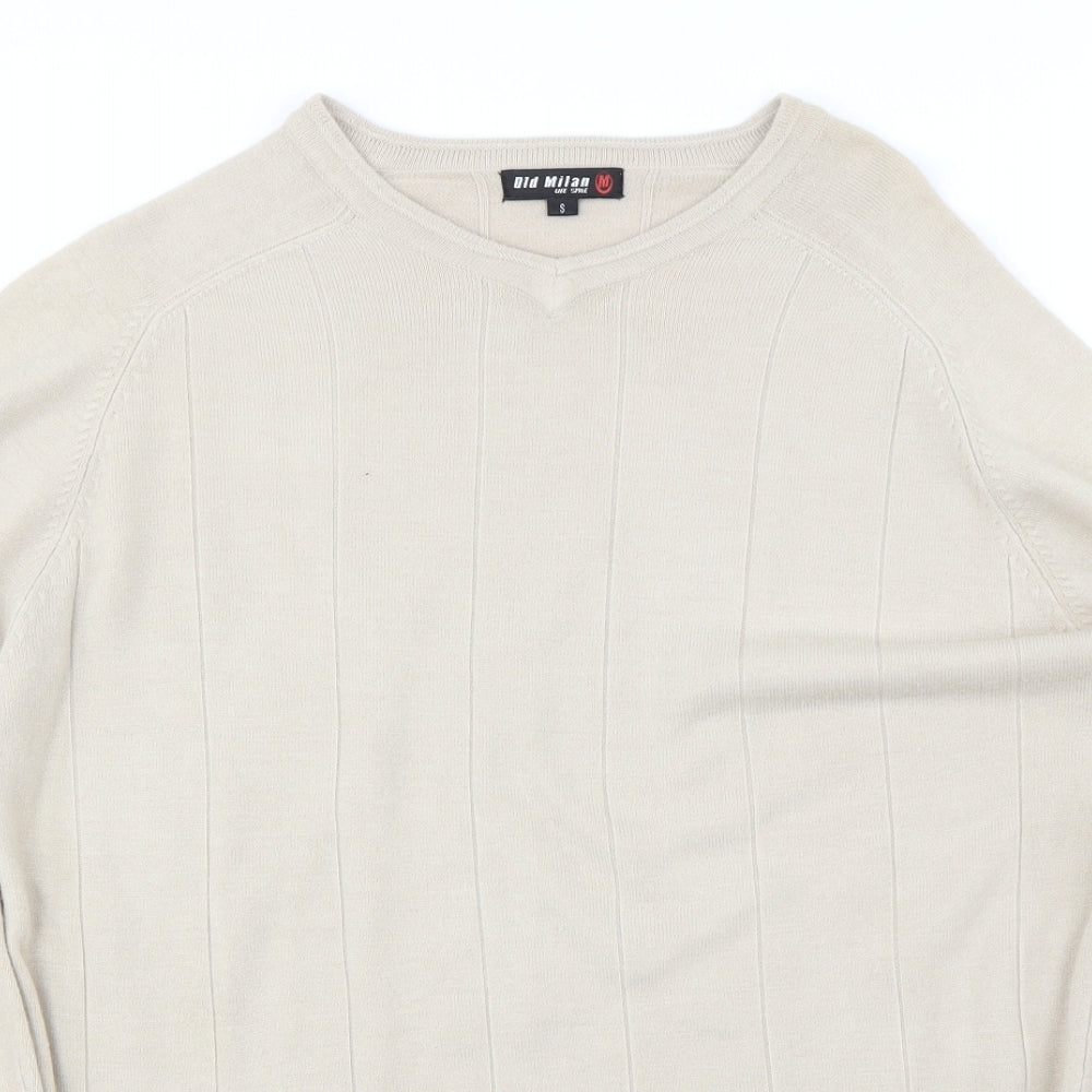 did milan Womens Beige   Pullover Jumper Size S