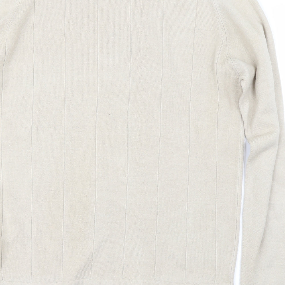 did milan Womens Beige   Pullover Jumper Size S