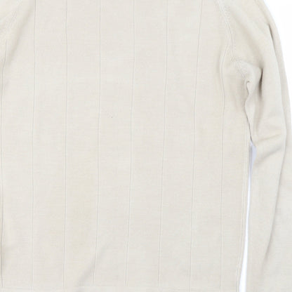 did milan Womens Beige   Pullover Jumper Size S