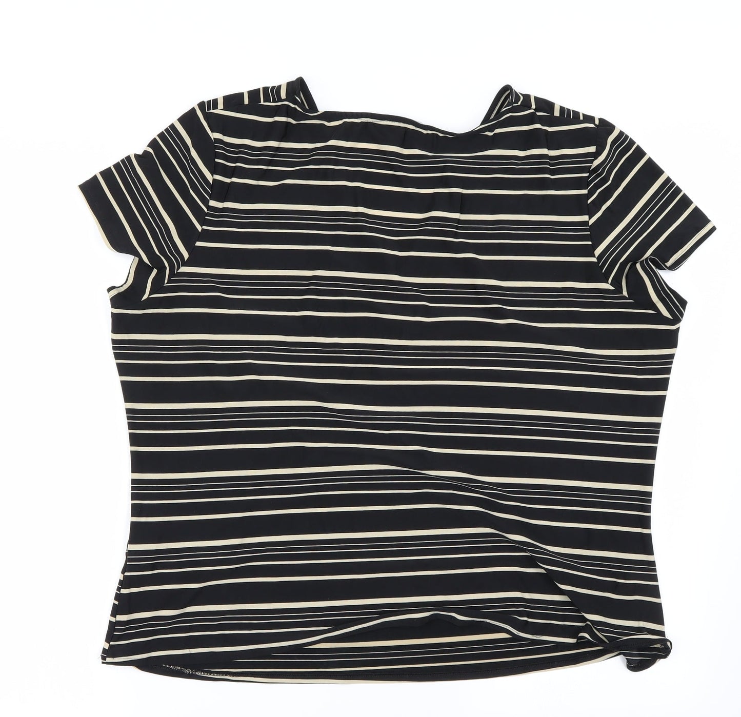 Womens UK Size 12 Marks and Spencer Brown Basic Blouse