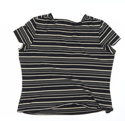 Womens UK Size 12 Marks and Spencer Brown Basic Blouse