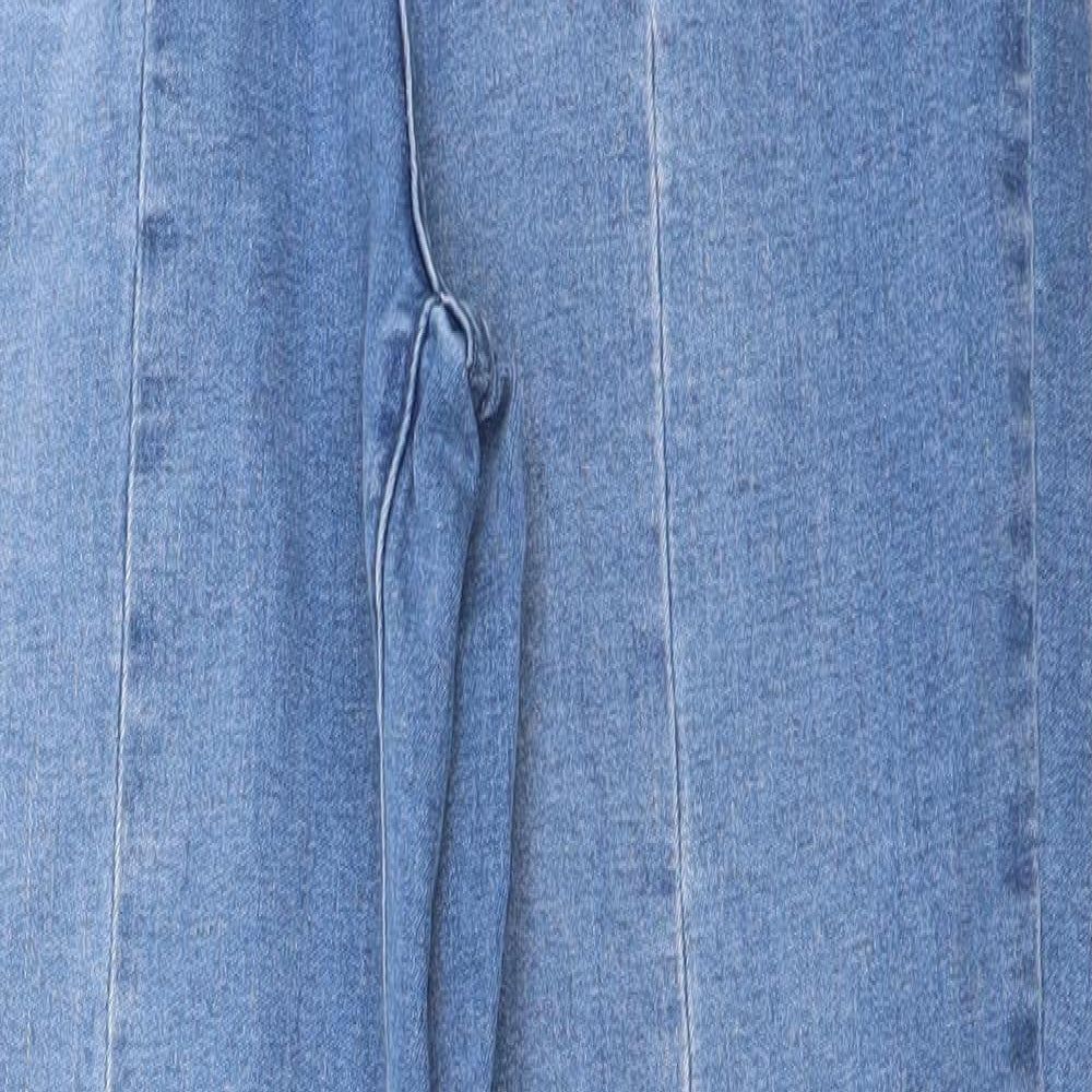 Womens UK Size 28 JustFab Regular Fit Straight Blue Jeans