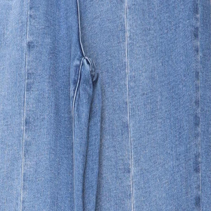 Womens UK Size 28 JustFab Regular Fit Straight Blue Jeans