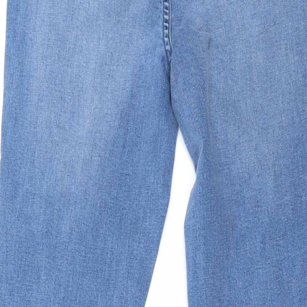Womens UK Size 28 JustFab Regular Fit Straight Blue Jeans