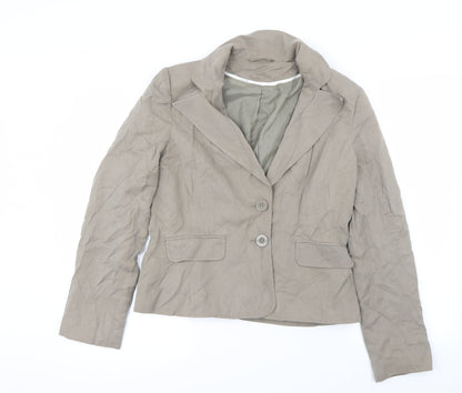 Womens UK Size 14 Preworn Beige Jacket