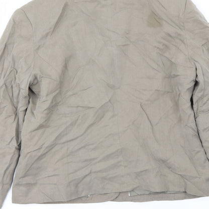 Womens UK Size 14 Preworn Beige Jacket