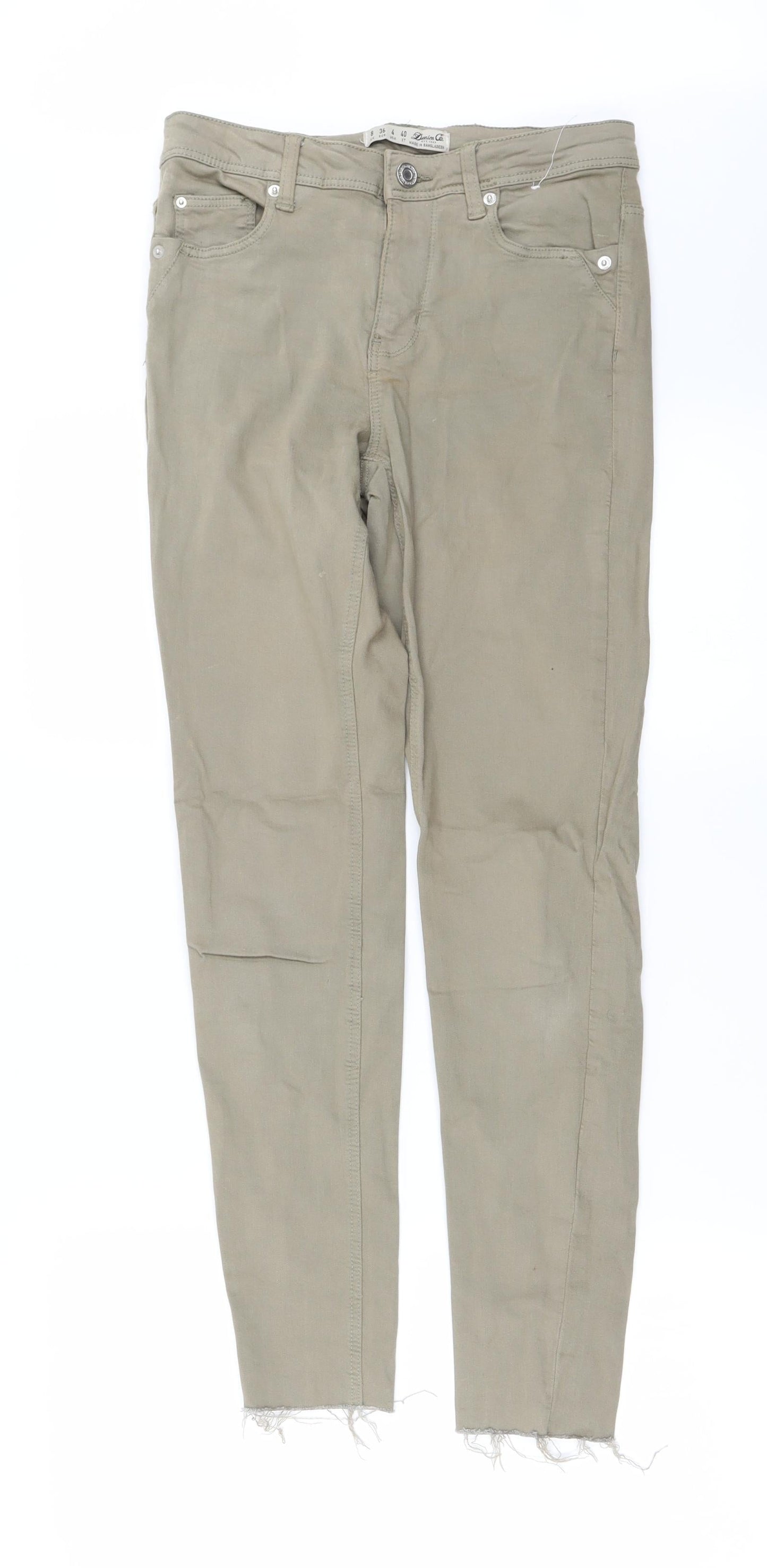 denim co Womens Beige   Skinny Jeans Size 8 L25 in