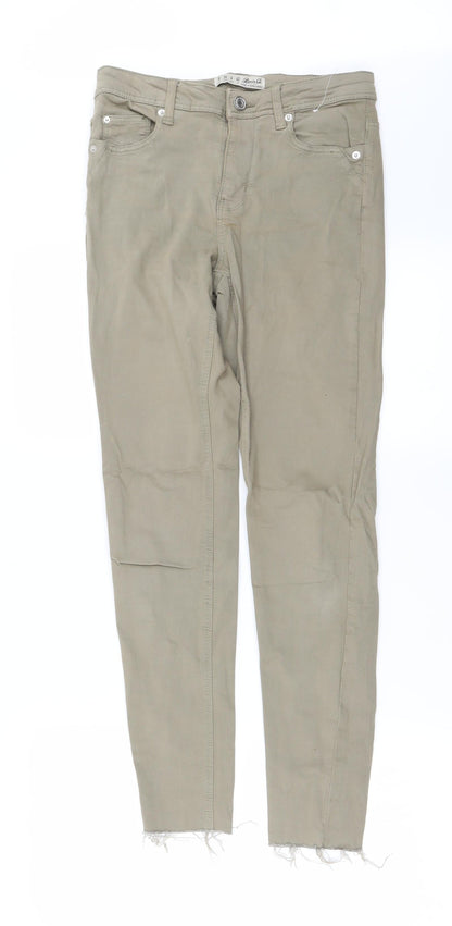 denim co Womens Beige   Skinny Jeans Size 8 L25 in