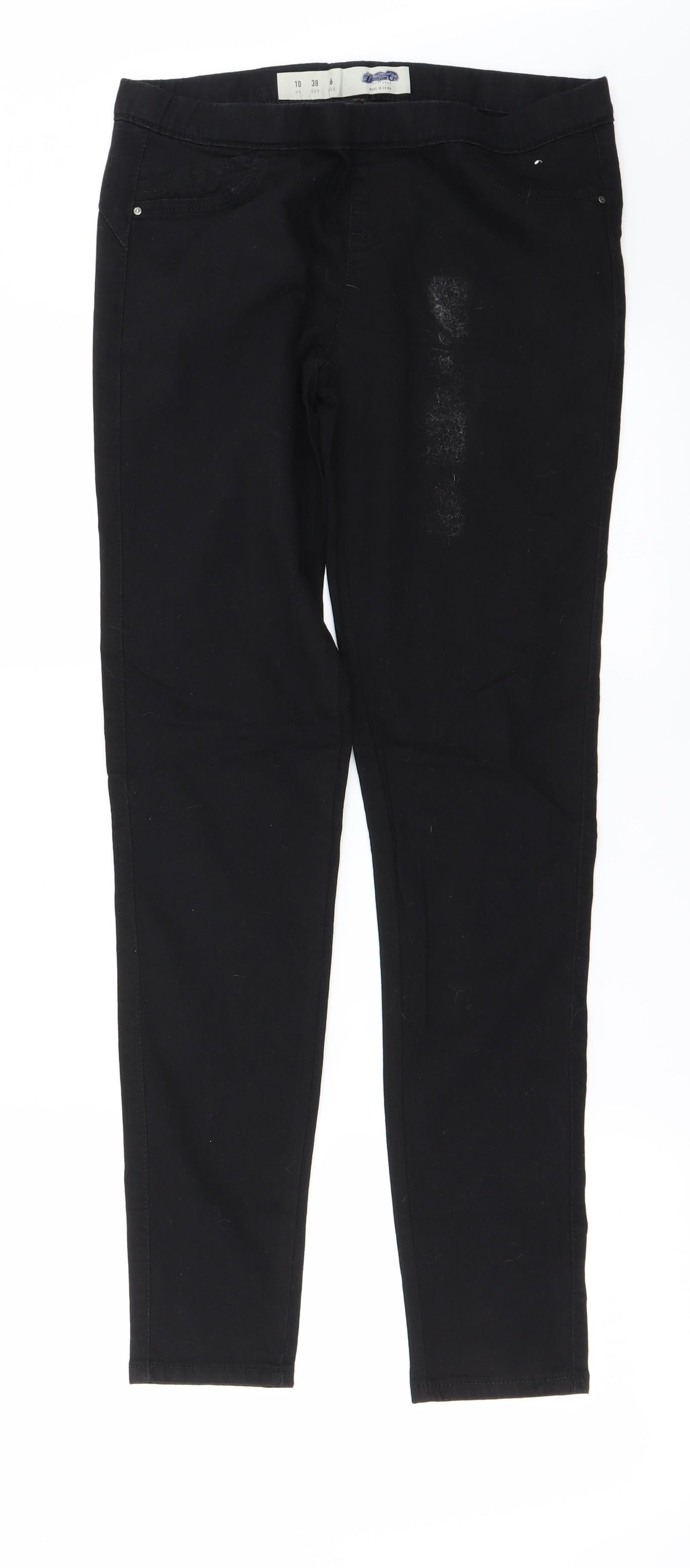 denim co Womens Black   Skinny Jeans Size 10 L25 in