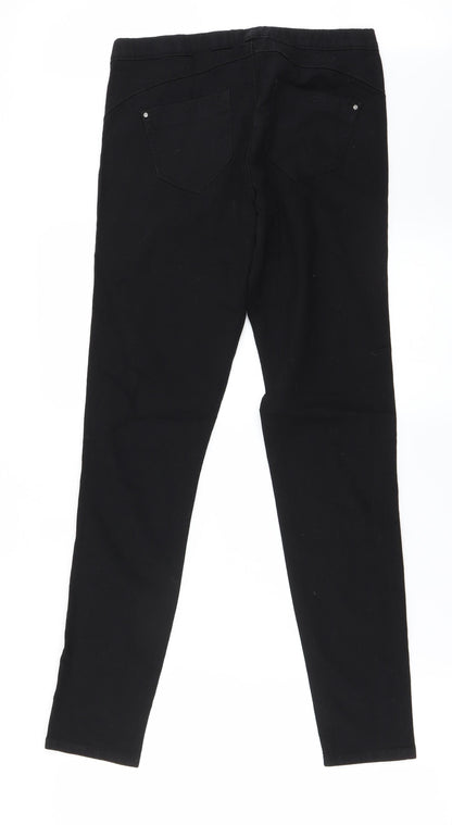 denim co Womens Black   Skinny Jeans Size 10 L25 in