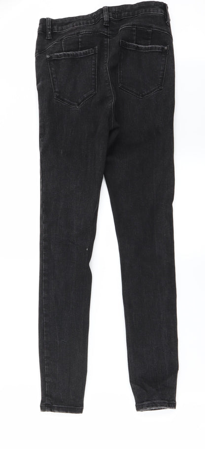 denim co Womens Grey   Straight Jeans Size 10 L26 in