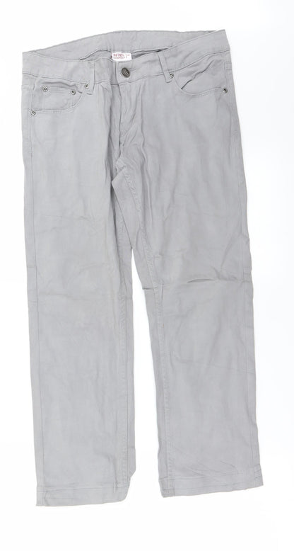 infinity woman  Womens Grey   Straight Jeans Size 32 in L24 in