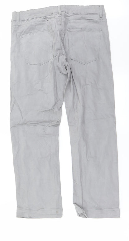 infinity woman  Womens Grey   Straight Jeans Size 32 in L24 in
