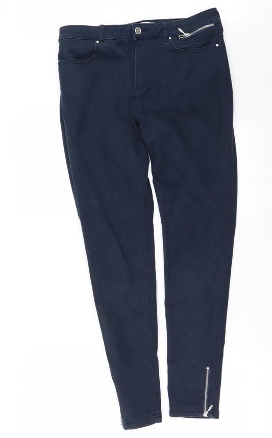 F&F Womens Blue   Straight Jeans Size 10 L26 in