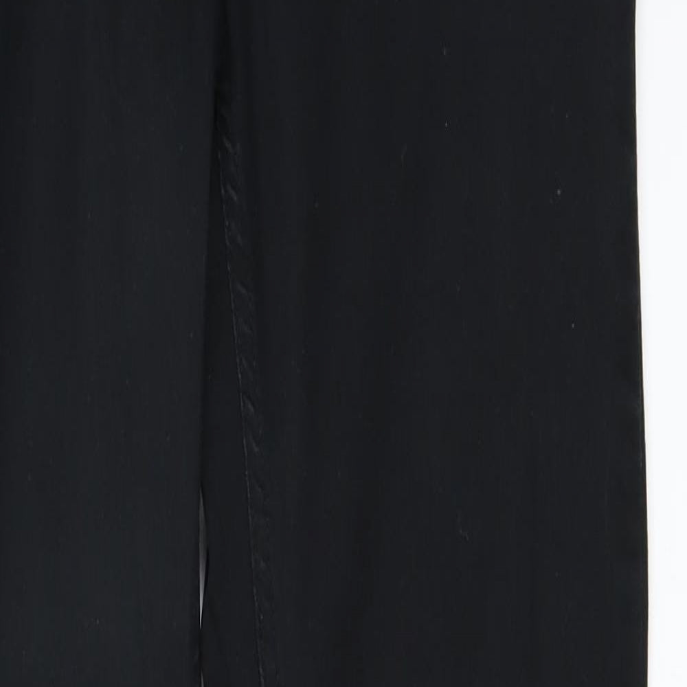 Womens UK Size 10 H&M Regular Fit Straight Black Jeans