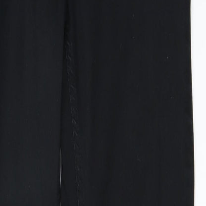 Womens UK Size 10 H&M Regular Fit Straight Black Jeans