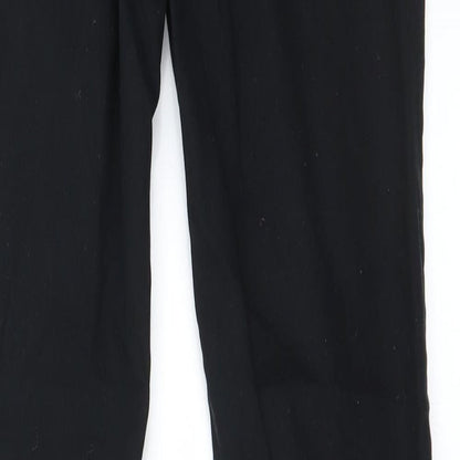 Womens UK Size 10 H&M Regular Fit Straight Black Jeans