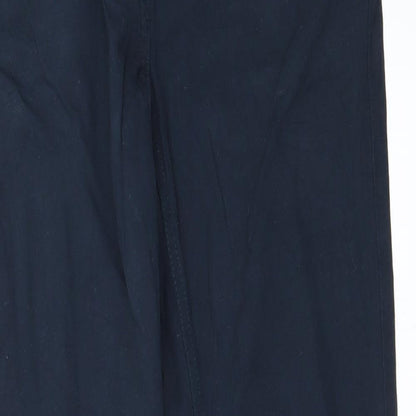 Womens UK Size 8 Preworn Regular Fit Straight Blue Jeans