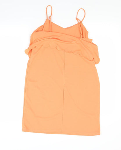 Womens UK Size 10 ASOS Orange Camisole Blouse