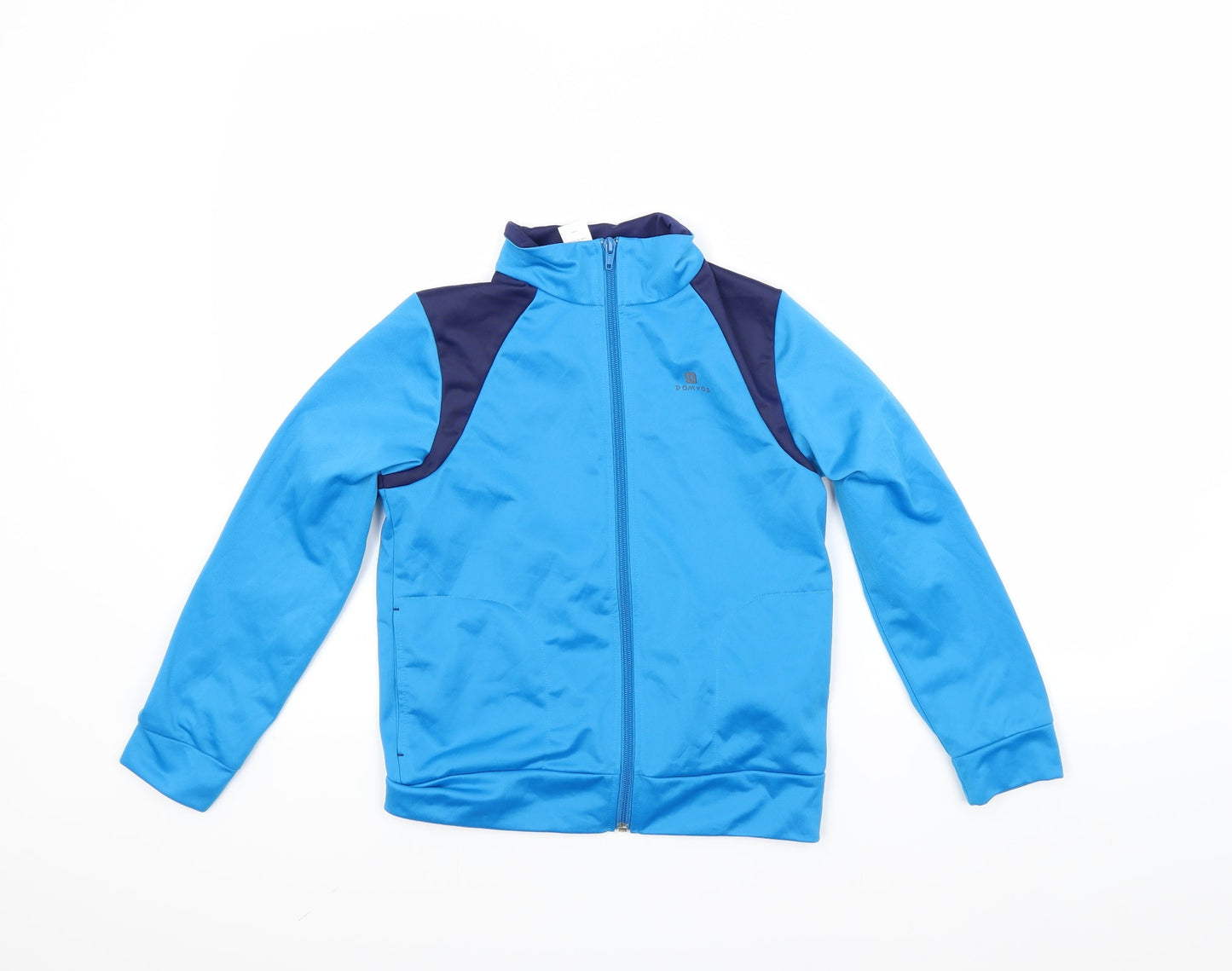 DOMYOS Boys Blue   Full Zip Sweatshirt Size 10 Years