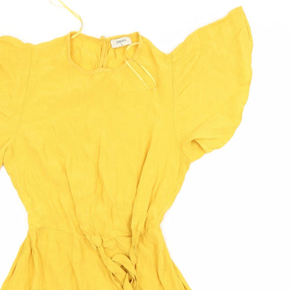 Papaya Womens Yellow   A-Line  Size 8