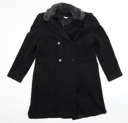 Womens UK Size M George Grey Overcoat