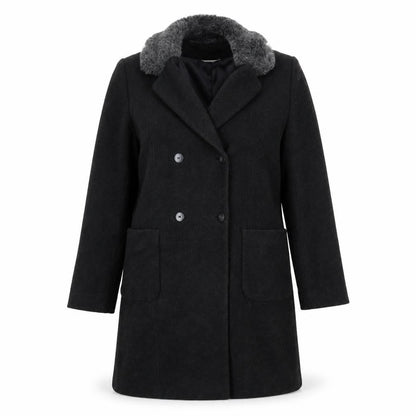Womens UK Size M George Grey Overcoat