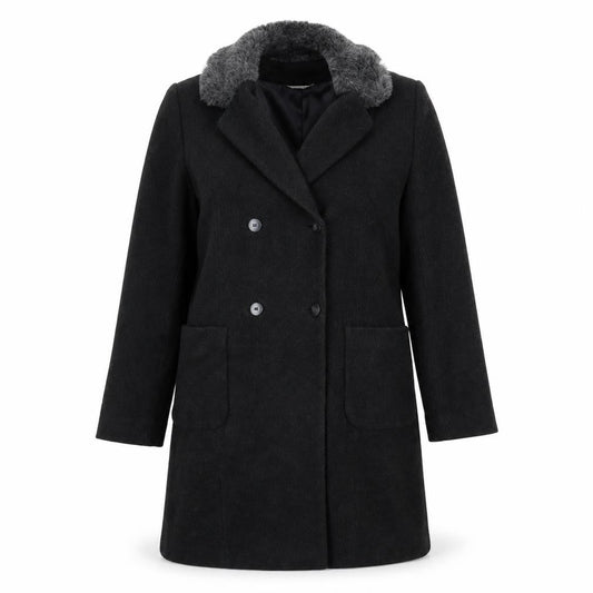 Womens UK Size M George Grey Overcoat