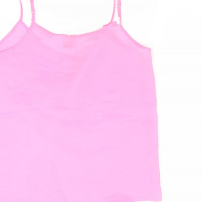 Divided Womens Pink   Camisole Blouse Size 8