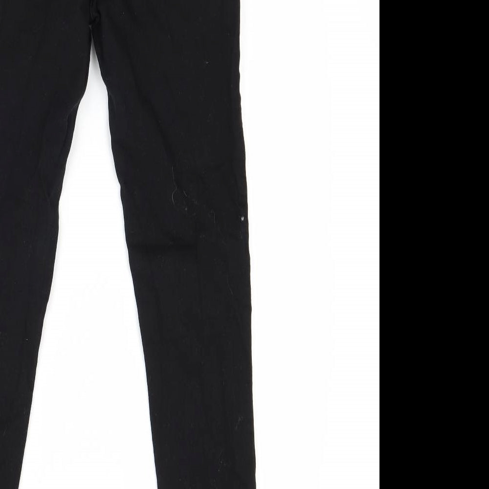 Primark Womens Black  Denim Skinny Jeans Size 10 L27 in