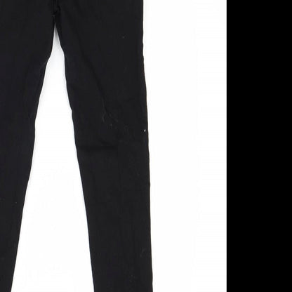 Primark Womens Black  Denim Skinny Jeans Size 10 L27 in