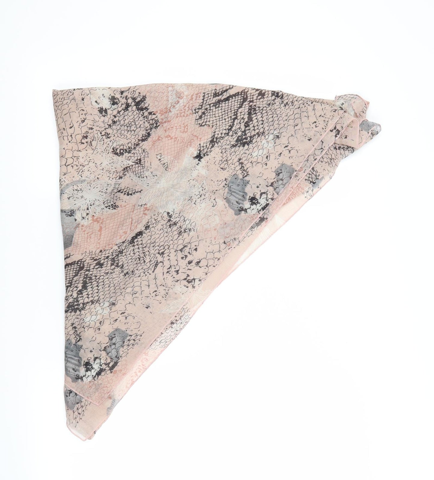 Preworn Womens Beige Floral   Shawl/Wrap