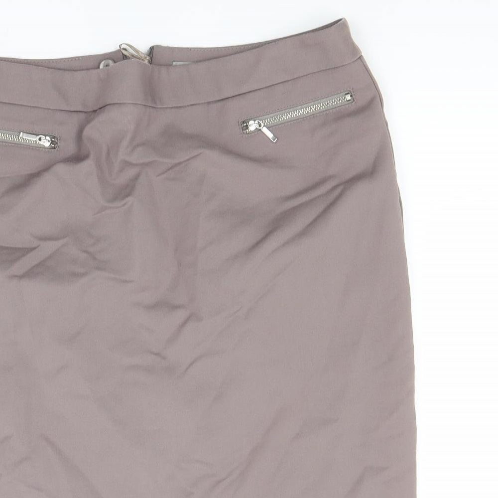 Marks and Spencer Womens Brown   Bandage Skirt Size 31 in