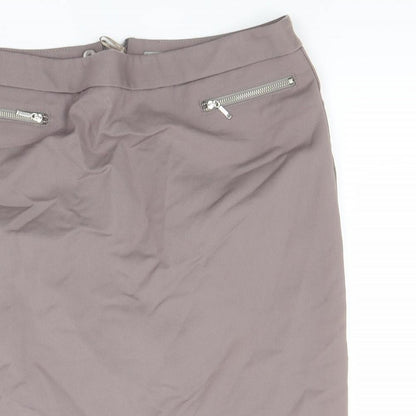 Marks and Spencer Womens Brown   Bandage Skirt Size 31 in