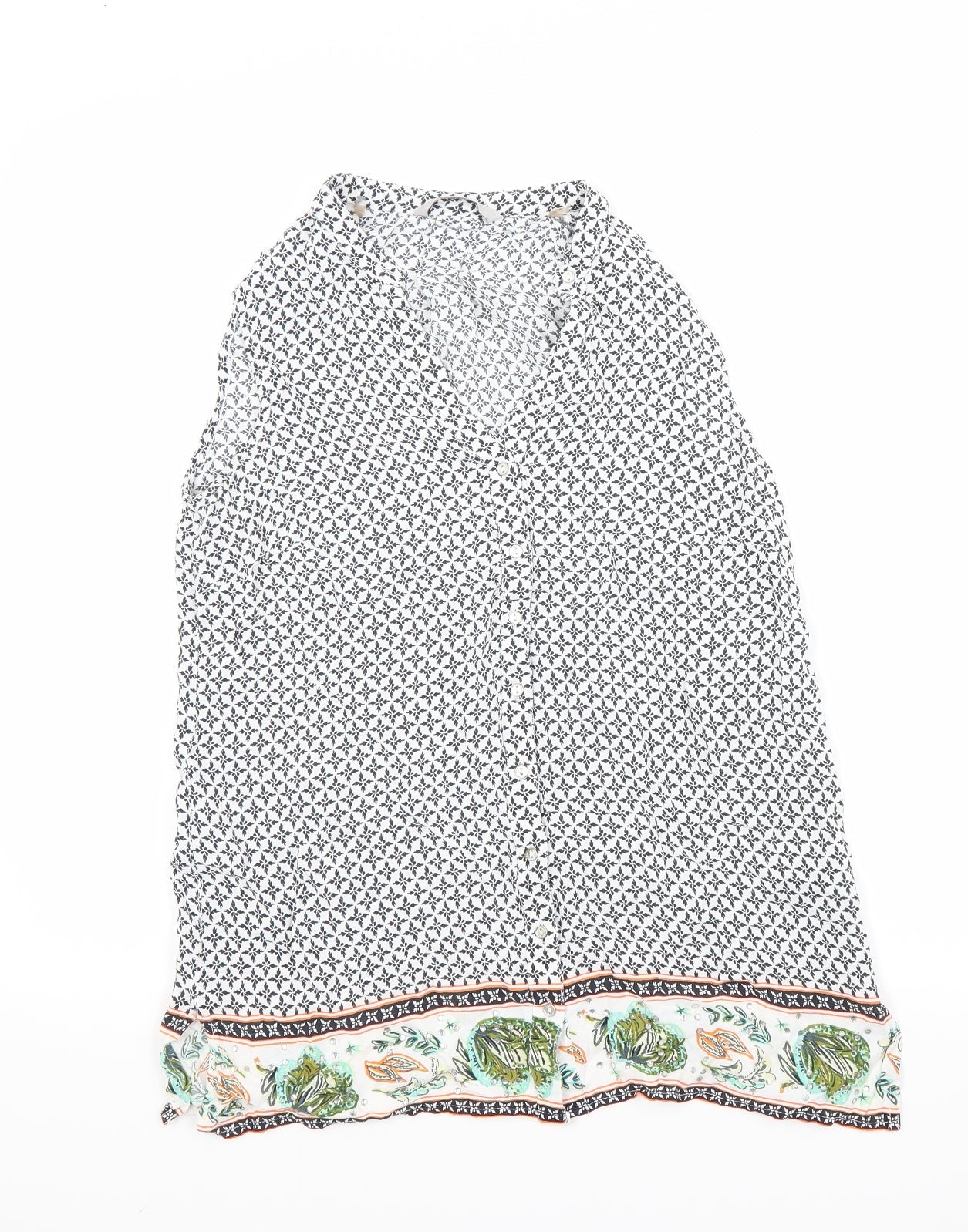 Womens UK Size 10 George White Basic Blouse