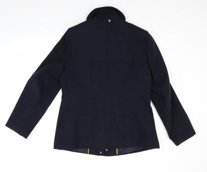 Womens UK Size 14 Wallis Blue Overcoat
