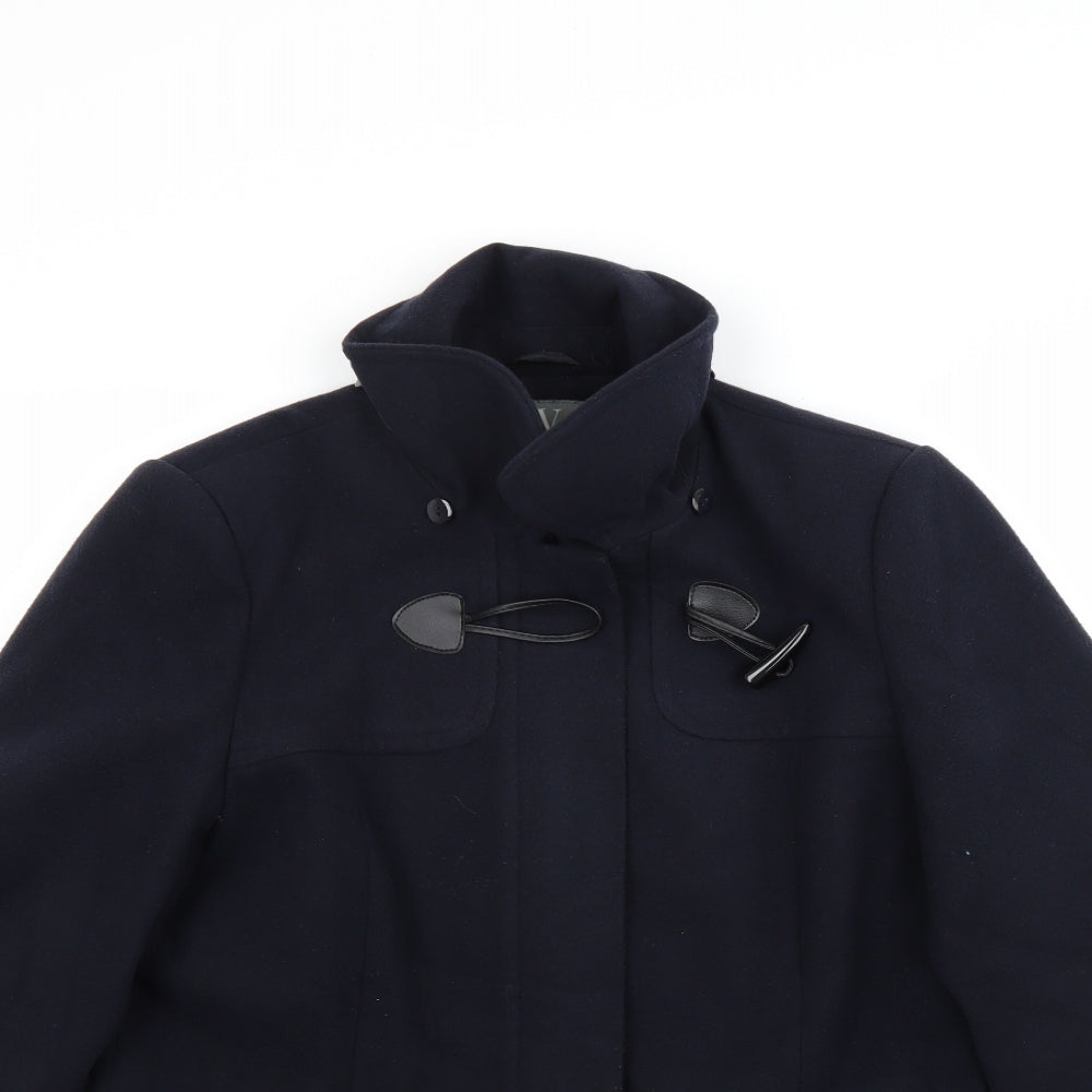 Womens UK Size 14 Wallis Blue Overcoat