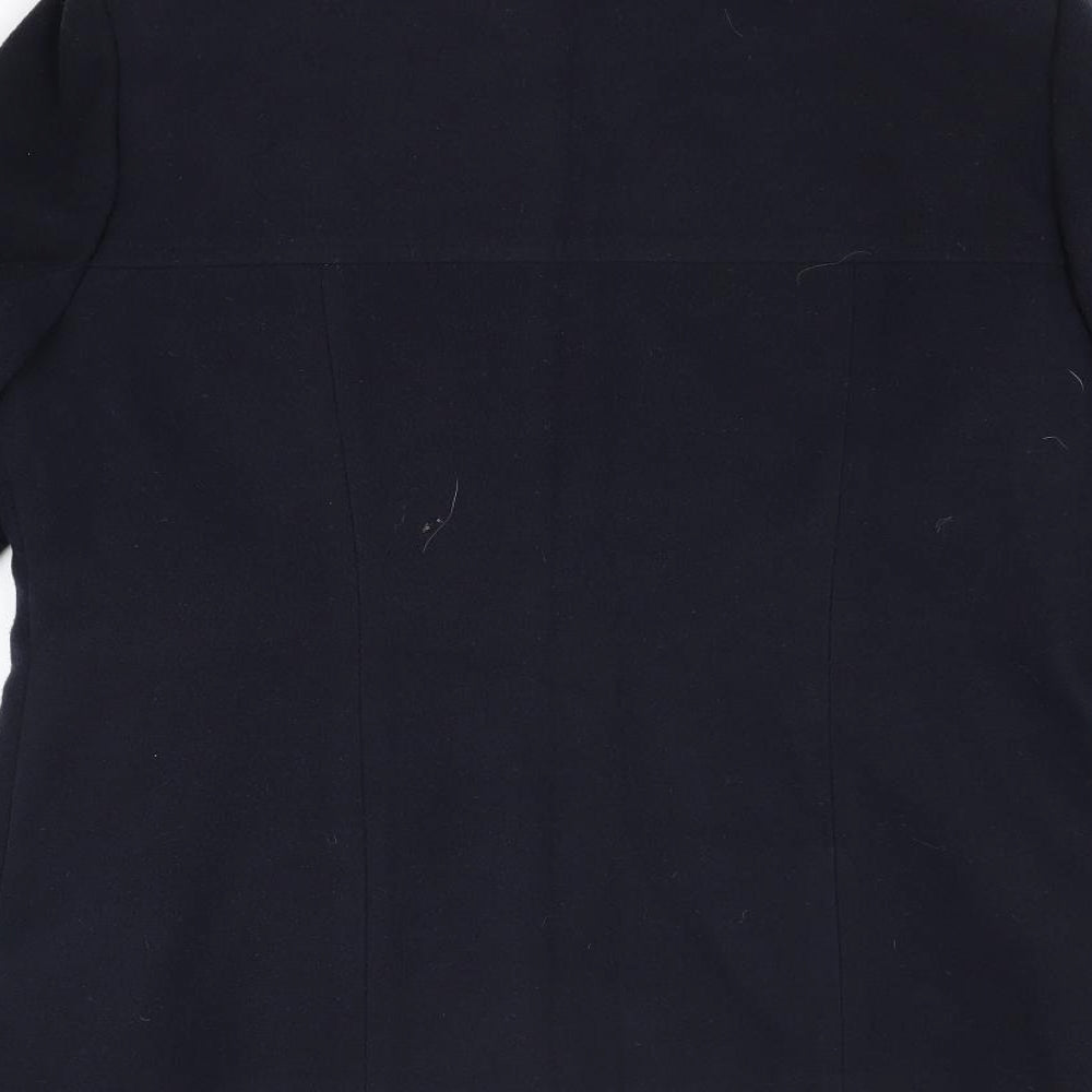 Womens UK Size 14 Wallis Blue Overcoat