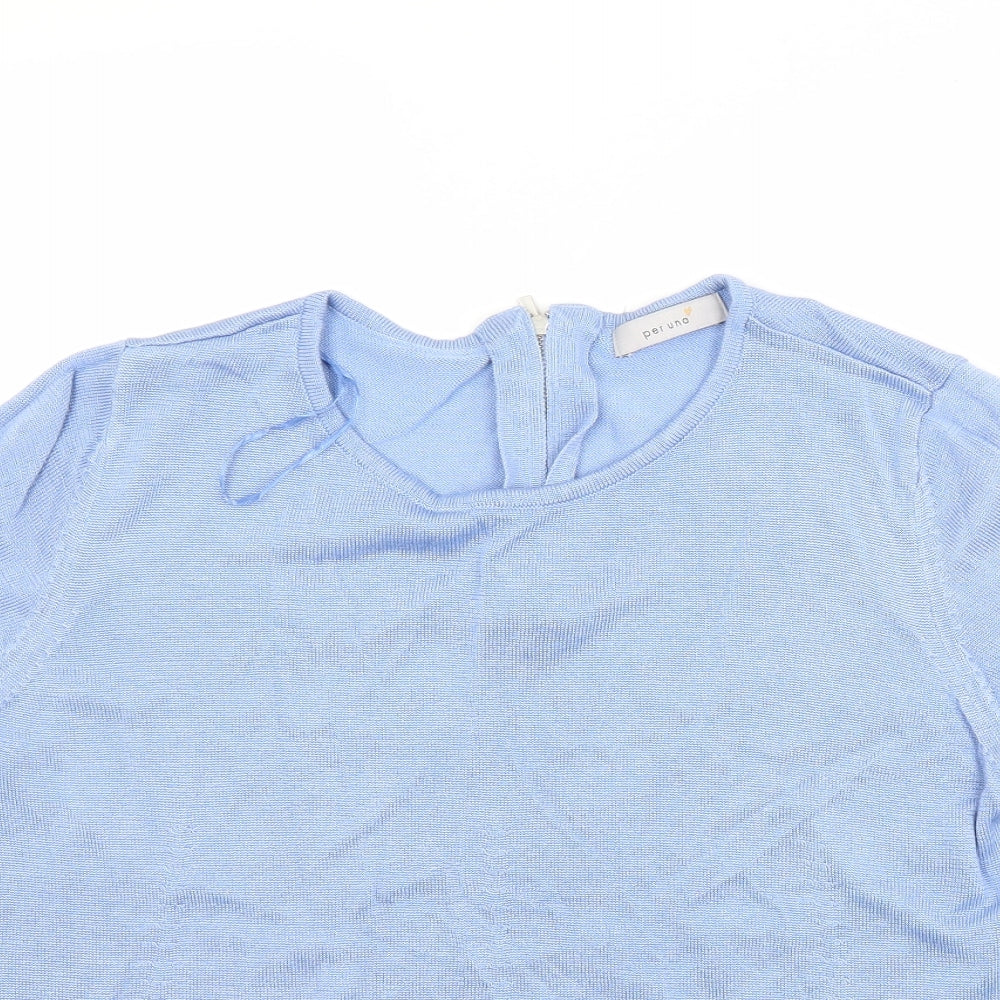 peruna Womens Blue   Pullover Jumper Size 16